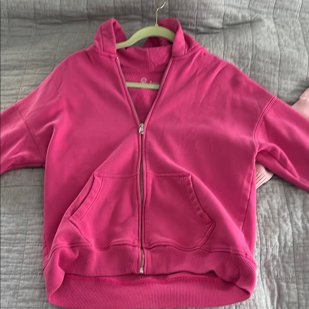 Gilly Hicks by Hollister Hot pink Zip Up!